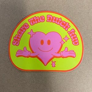 Dutch‎ Bros Share The Dutch Love Sticker! Can be bought alone, or 3 for $15!